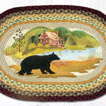 Oval Patch Rug by Capitol Earth Rugs (Cabin Bear)