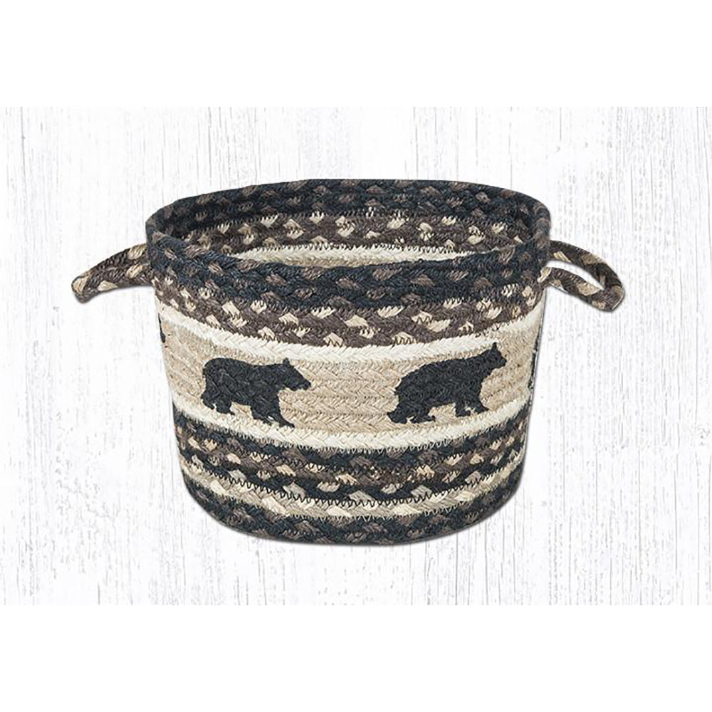 Cabin Bear Printed Utility Basket