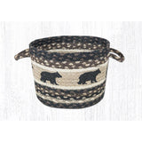 Cabin Bear Printed Utility Basket