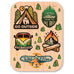 Camping Mini Pack Color Maple Sticker