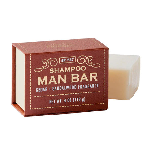 Cedar and Sandalwood Shampoo Man Bar