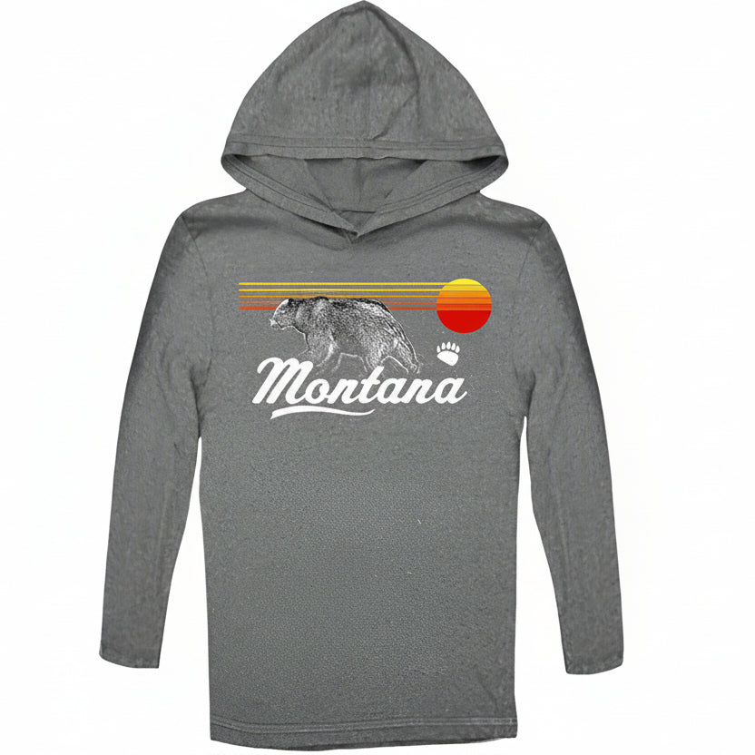 Charcoal Back to the Future Youth Montana Hoodie