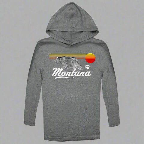 Charcoal Back to the Future Youth Montana Hoodie