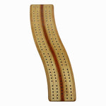 Cherry S Curve Cribbage Board by Heartwood Creations Inc.