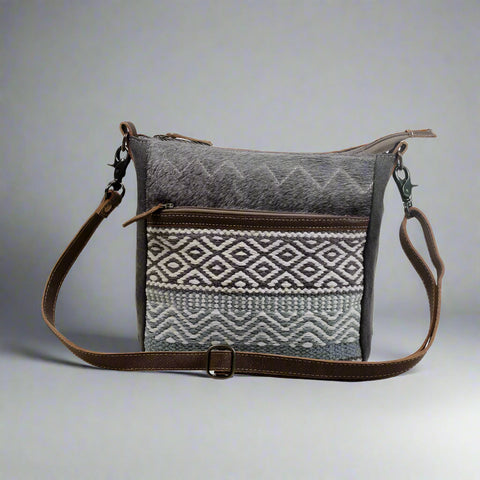 Chevron Patterned Crossbody Bag by Myra Bag