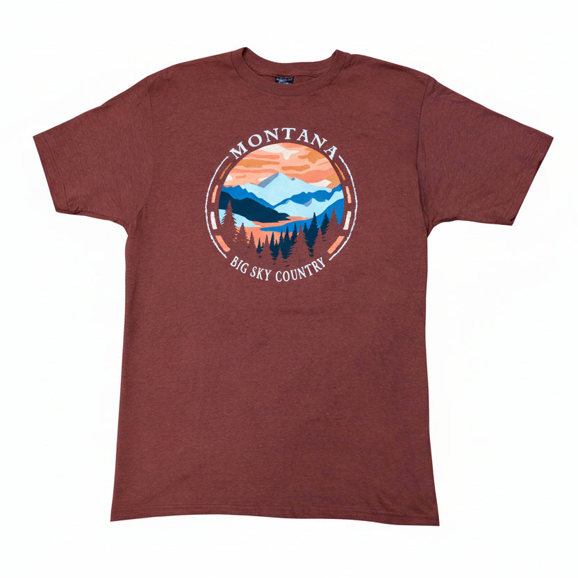 The Chili Perfect Circle Mountain Shirt by Prairie Mountain is a great Montana shirt for anyone! 