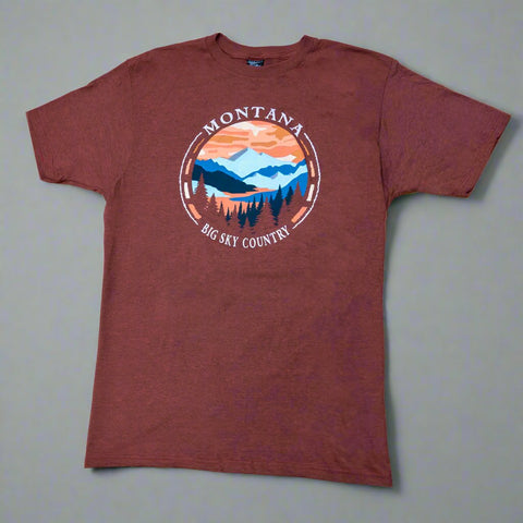 The Chili Perfect Circle Mountain Shirt by Prairie Mountain is a great Montana shirt for anyone! 