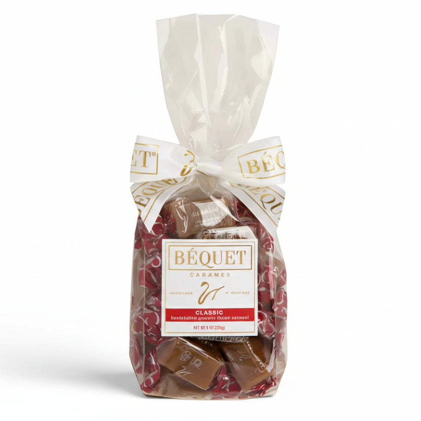 Caramels Gift Bag - 8 oz by Bequet Confections (4 Flavors)