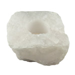  The Clear Quartz Candle Holder by Western Woods Distributing let's you put your favorite free-standing candle in this great holder.