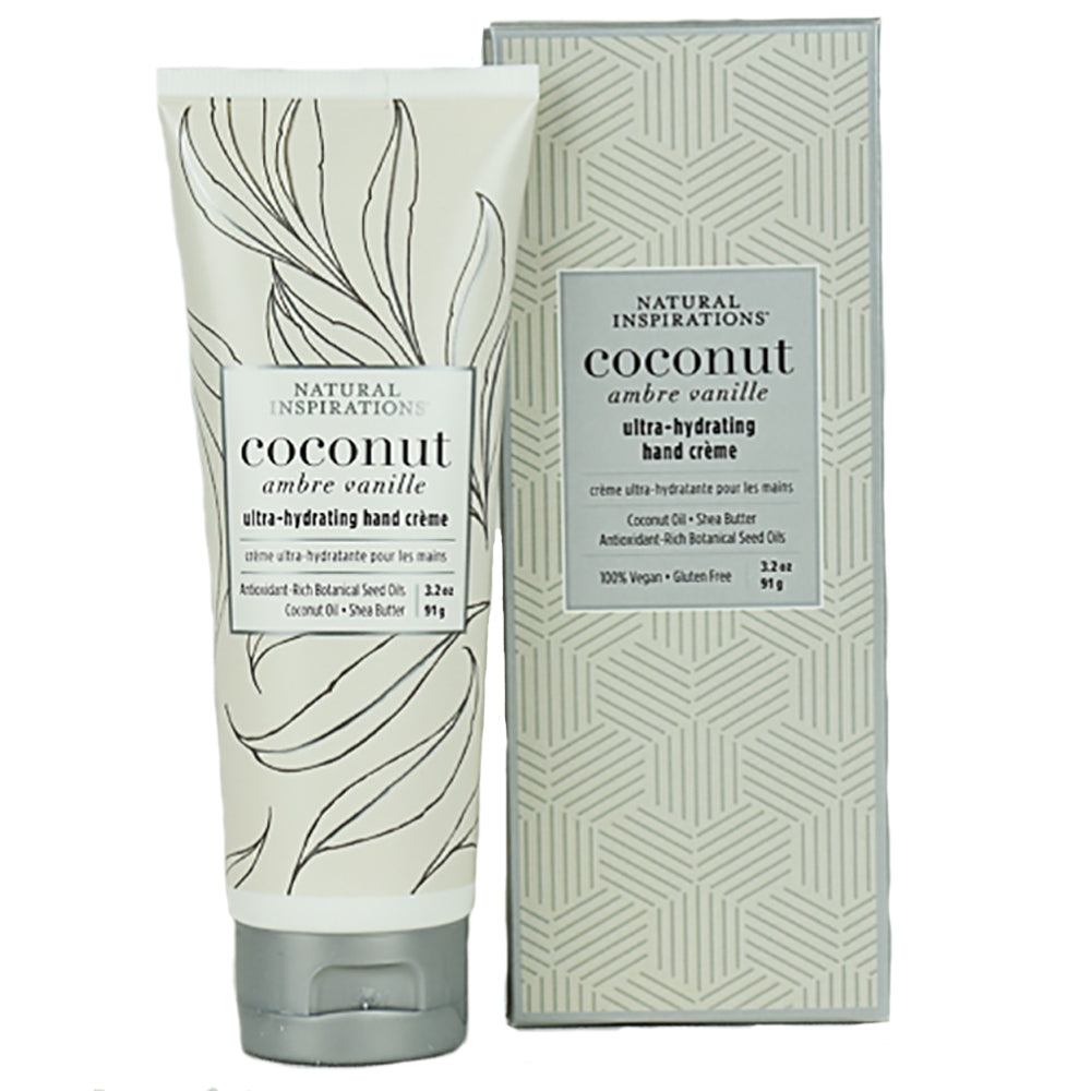 Coconut Ambre Vanille Ultra-Hydrating Hand Creme by Natural Inspirations