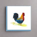 Bird Square Greeting Card by Quilling Card