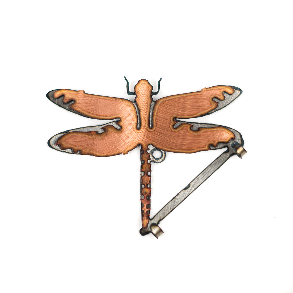 Copper Dragonfly Magnet Keyhook by H&K Studios