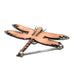 Copper Dragonfly Magnet Keyhook by H&K Studios