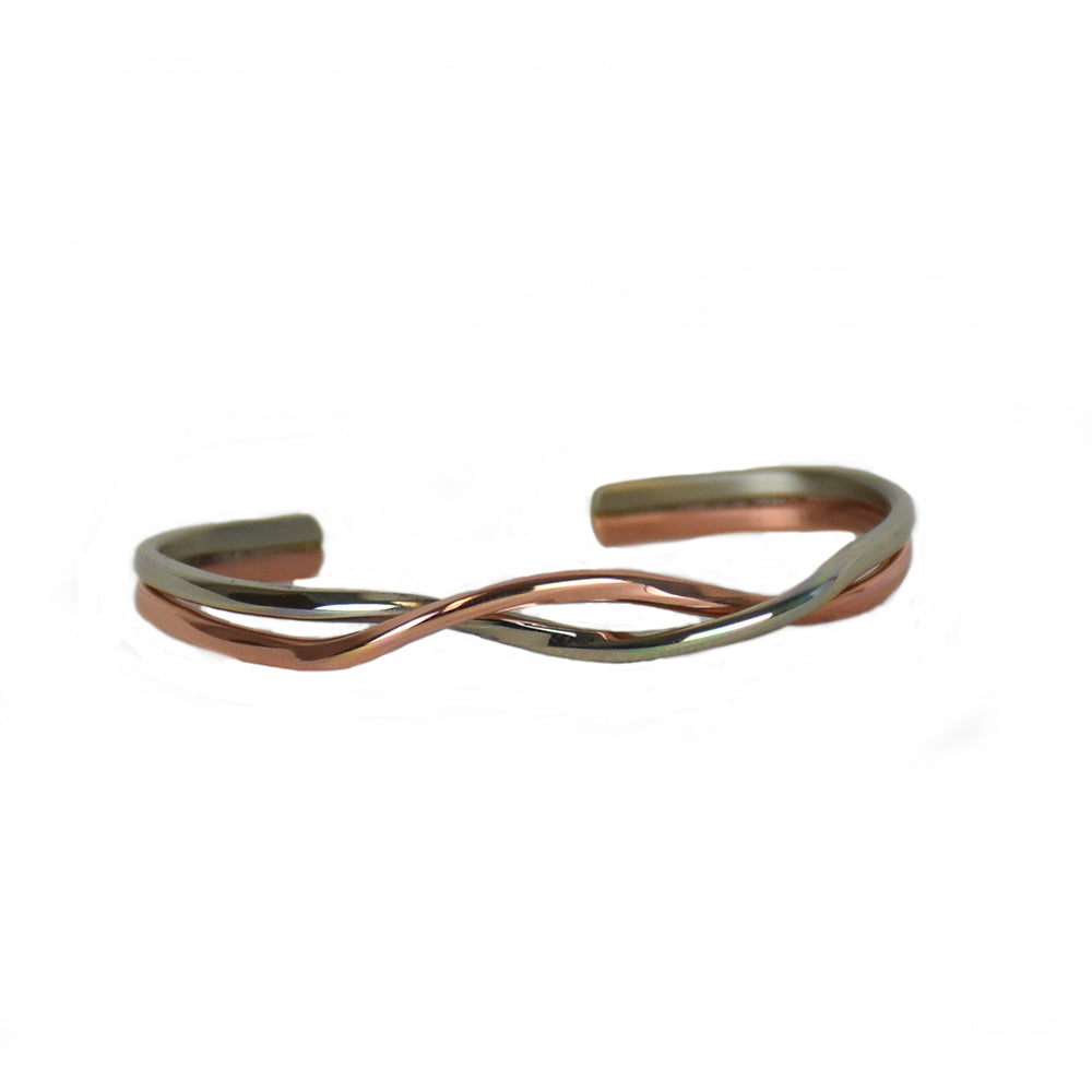 Copper Silver Dance Bracelet by Sergio Lub Jewelry