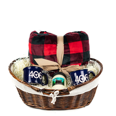 Cozy Gift Basket by Montana Gift Corral