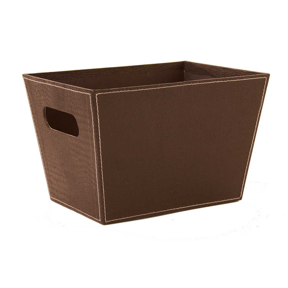 Dark Brown Paperboard Gift Basket