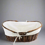 Dark Willow Basket with White Liner