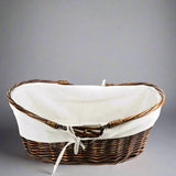 Dark Willow Basket with White Liner