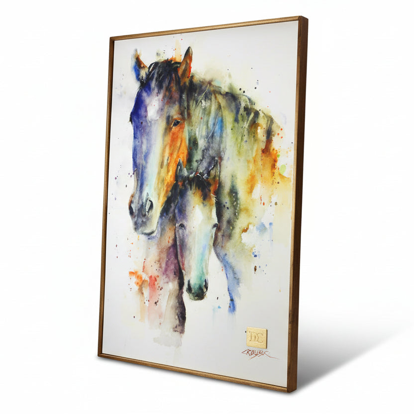 A Mother's Love Mare & Foal Wall Art by Dean Crouser