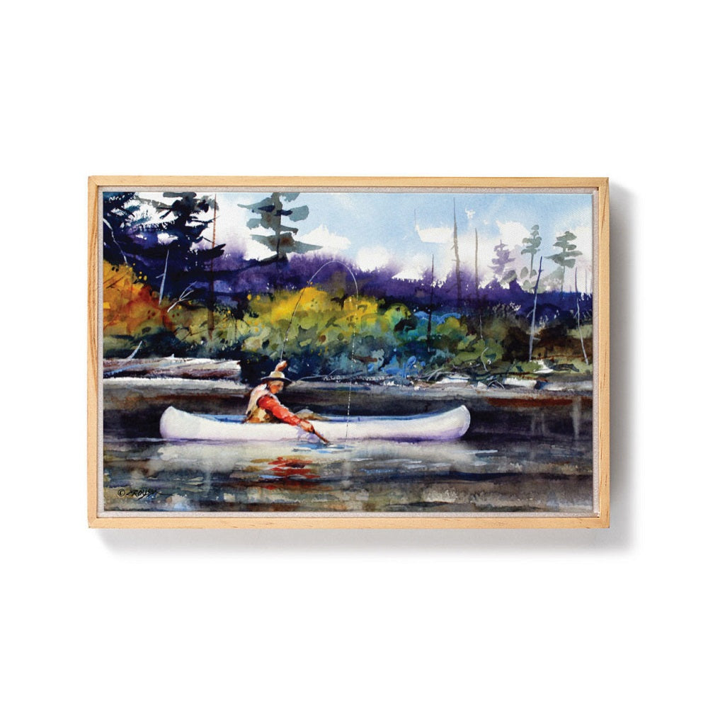 Dean Crouser Back Country Framed Canvas Wall Art by Demdaco