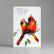 Dean Crouser Cardinal Pair Vertical Plaque