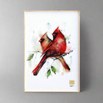 Dean Crouser Cardinal Pair Wall Art