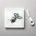 Dean Crouser Chickadee and Pinecone Plate and Spreader Set