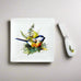 Dean Crouser Chickadee and Ferns Plate with Spreader Set