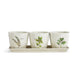 Herb Triple Planter Set by Dean Crouser from Big Sky Carvers at Montana Gift Corral (3 Styles)