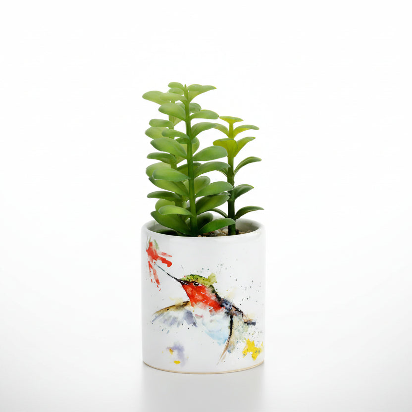 Dean Crouser Hummer and Flower Succulent Planter