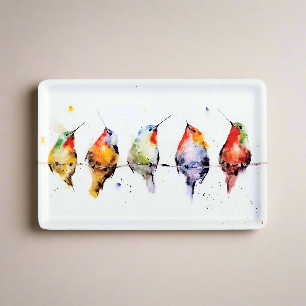 Dean Crouser Hummers on a Wire Tray
