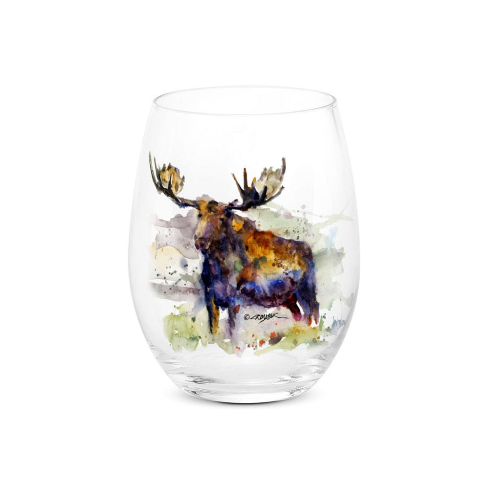 Etched Stemless Wine Glass by Lester Lou Designs (10 Designs) – Montana  Gift Corral