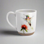Dean Crouser PeeWee Collection Red Flower Mug