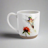 Dean Crouser PeeWee Collection Red Flower Mug