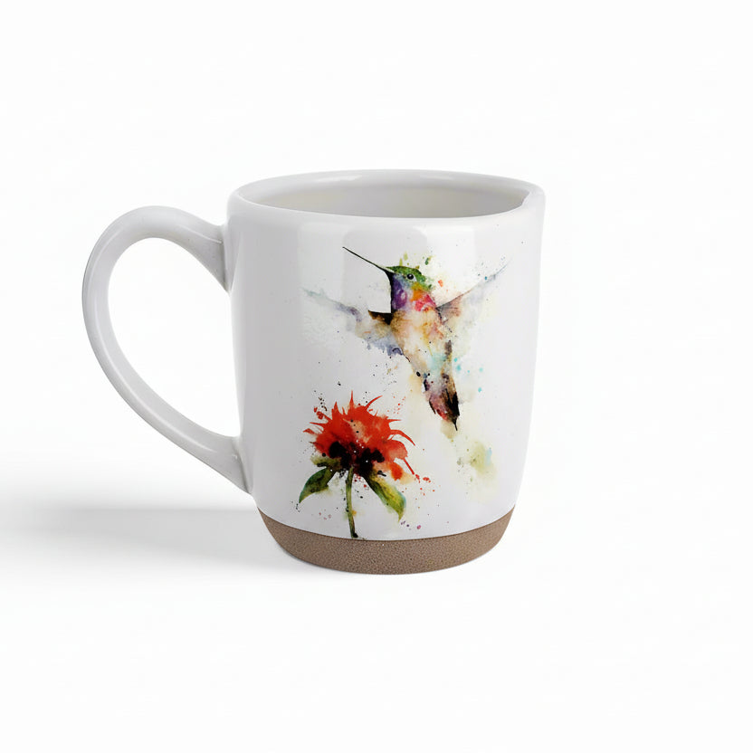 Dean Crouser PeeWee Collection Red Flower Mug