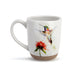 Dean Crouser PeeWee Collection Red Flower Mug