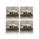 Dean Crouser Polar Bears Set of 4 Coasters