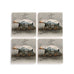 Dean Crouser Polar Bears Set of 4 Coasters