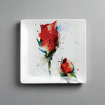 Red Rose Snack Plate by Dean Crouser