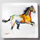 Dean Crouser Running Horse Snack Plate