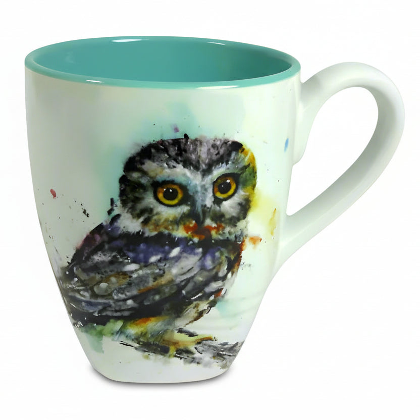 Dean Crouser Saw Whet Owl Mug