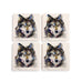 Dean Crouser Sentry Wolf Set of 4 Coasters