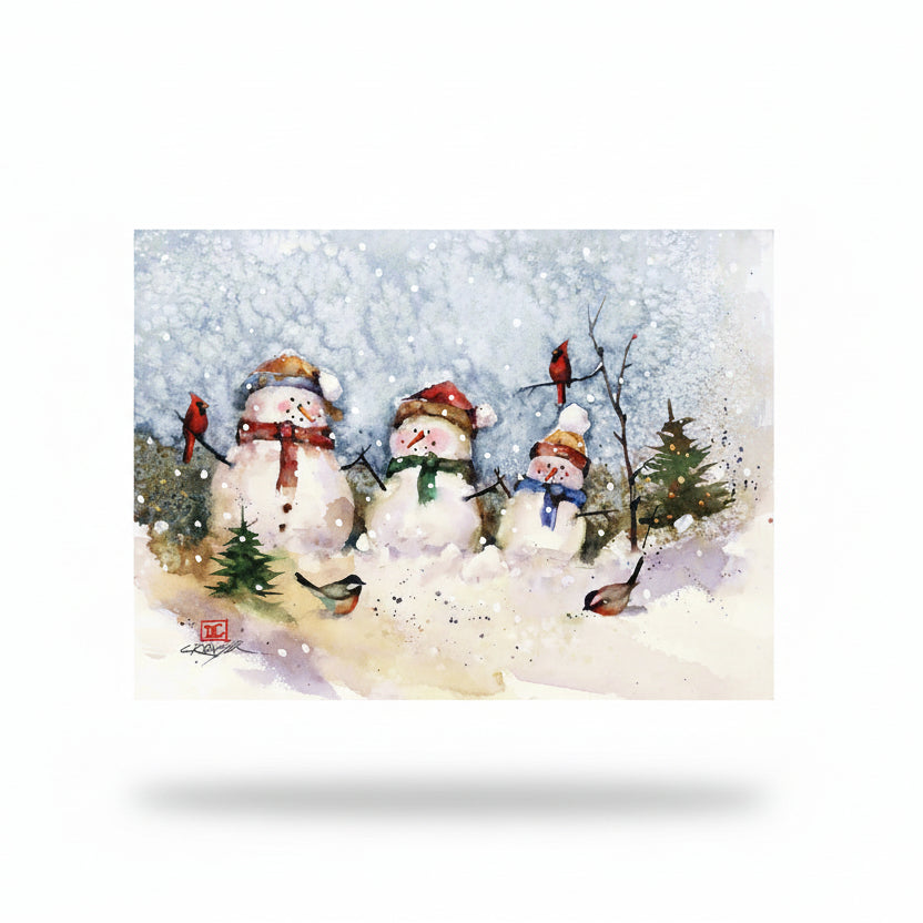 Dean Crouser Snowman Winter Scene Gift Puzzle