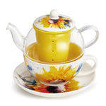 Dean Crouser Sunflower Tea Pot Set