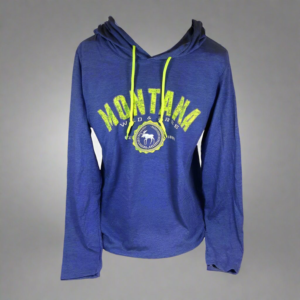 Denim Lemon Drop Moose Montana Long Sleeve Shirt