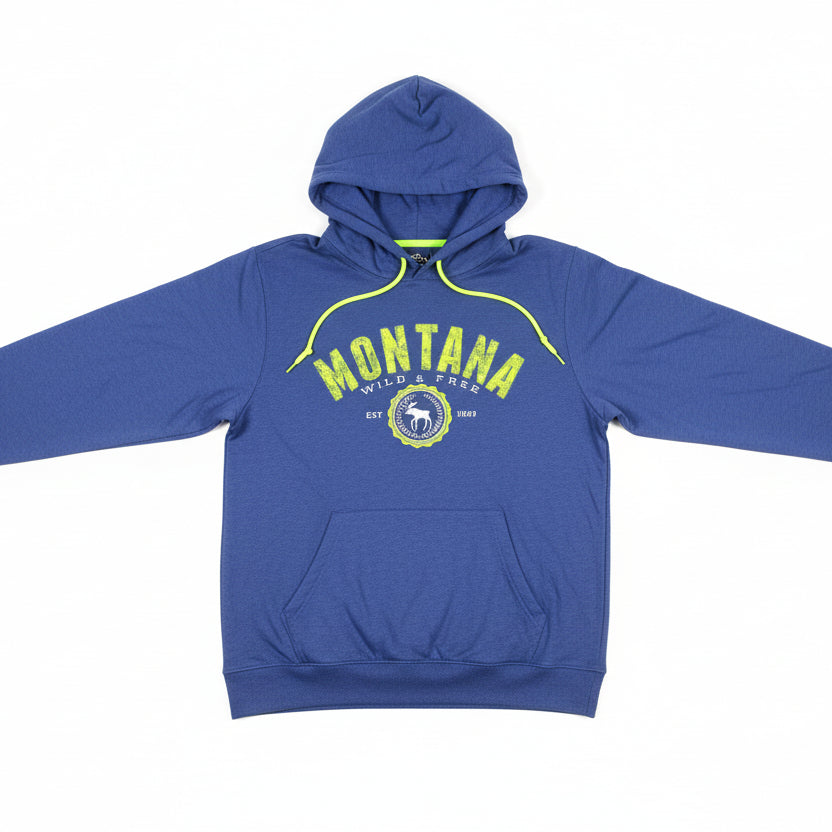 Denim Lemon Drop Moose Montana Long Sleeve Shirt