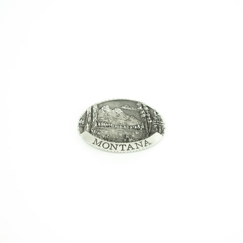 Show some Montana love with the Montana Scene Diamond Cut Belt Buckle by Colorado Silver Star, which shows a scene that we Montanans know all too well.