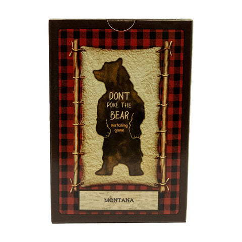 Don't Poke the Bear Montana Memory Card Game by Demdaco is a great Montana take on an old classic. 