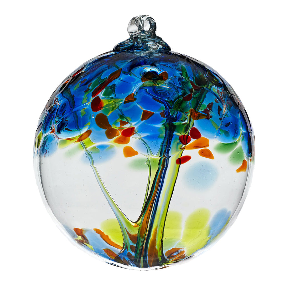 Dreams Tree of Enchantment Ball by Kitras Art Glass