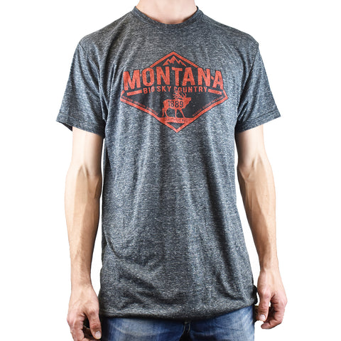 Dynamic Mountain Montana Elk Tee Shirt by Prairie Mountain